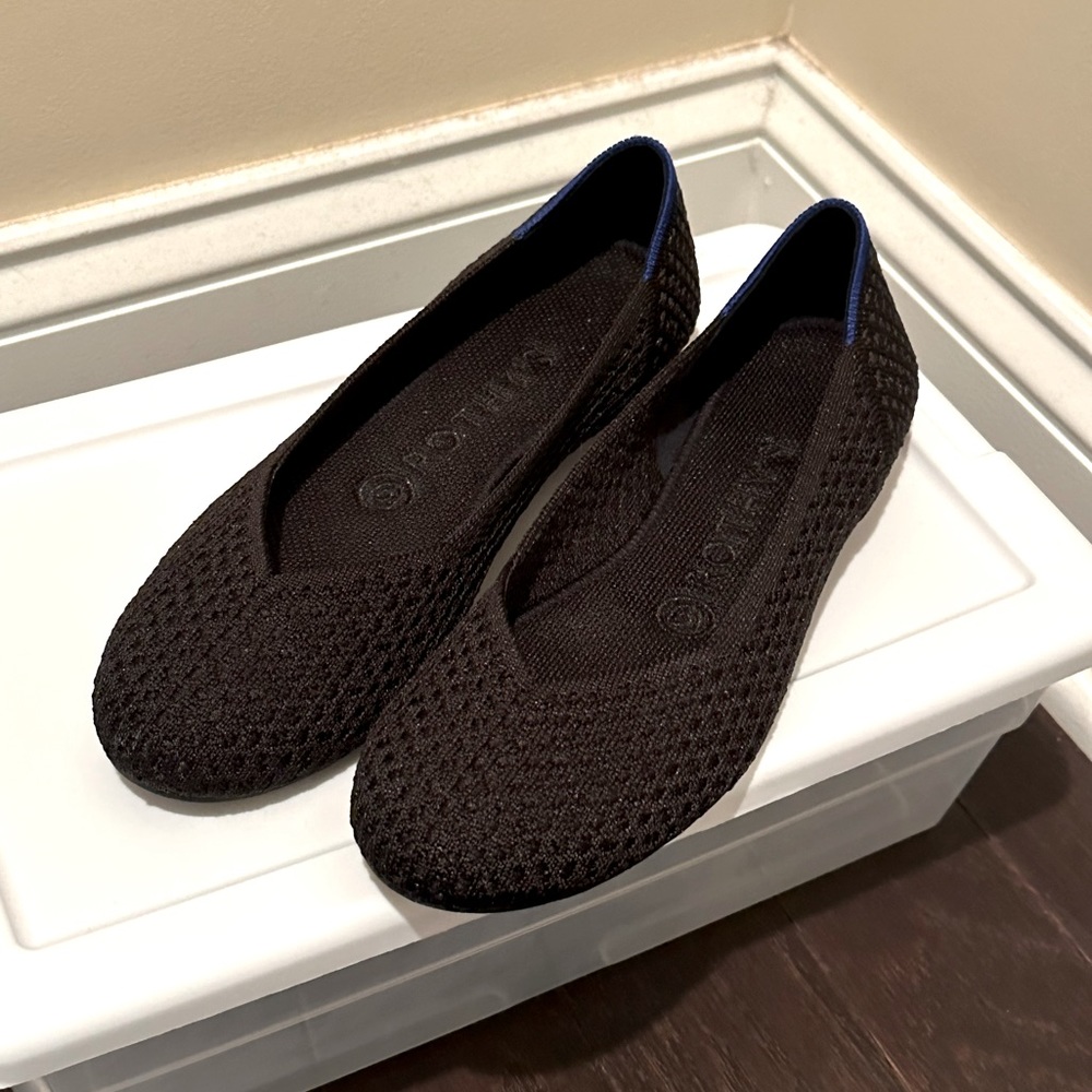 Rothy’s Black Ballet Flats
